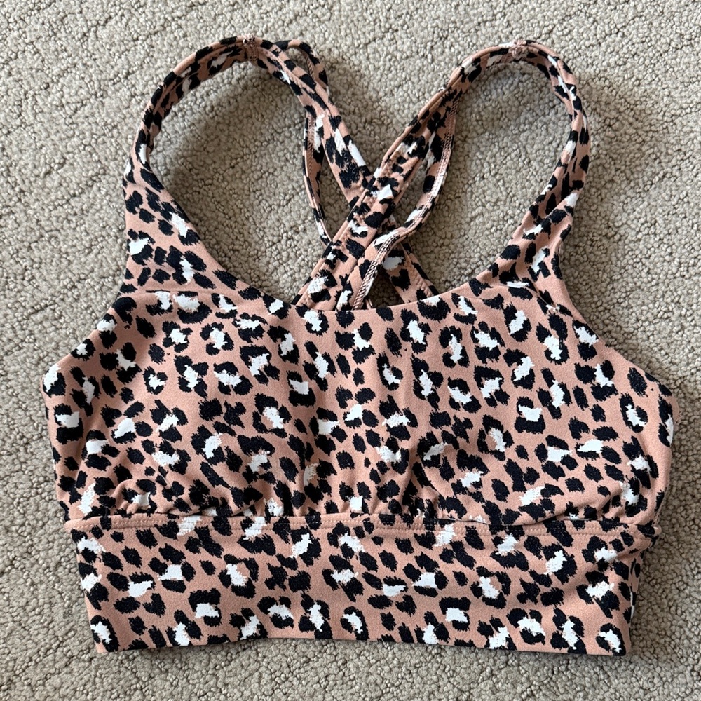 Aerie Animal Print Sports Bra